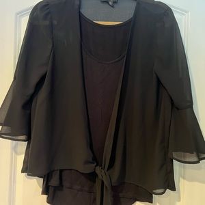 Bcx flows black top size med in guc